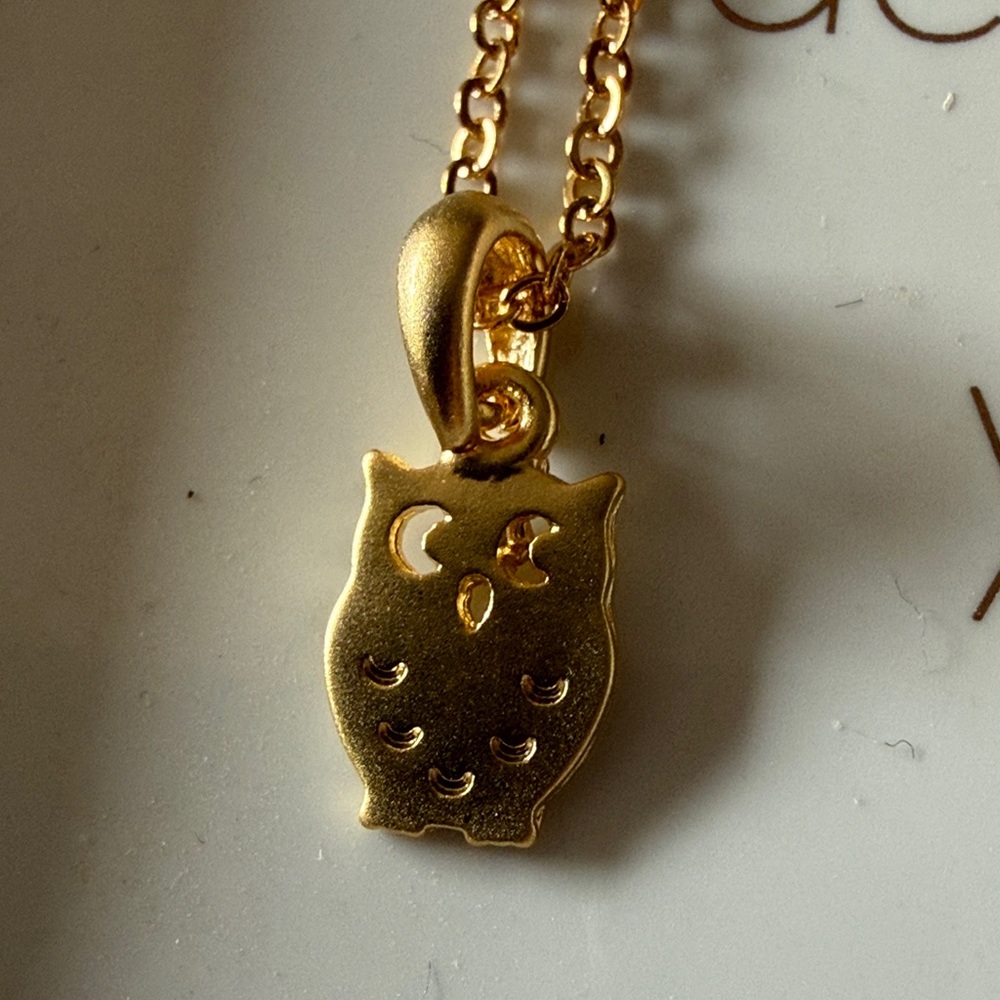 Owl Pendant Necklace - Picture 5 of 5